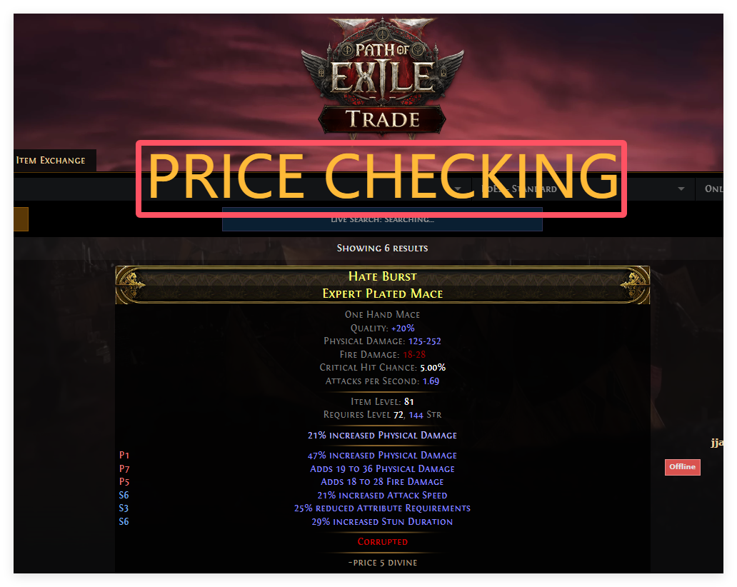 price checking poe 2